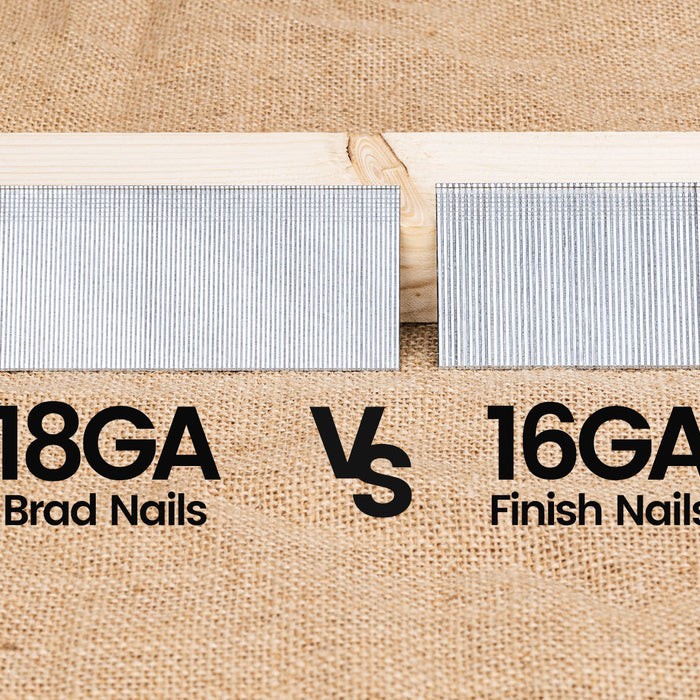Brad Nails vs Finish Nails: 18 Gauge vs 16 Gauge Nailers Explained