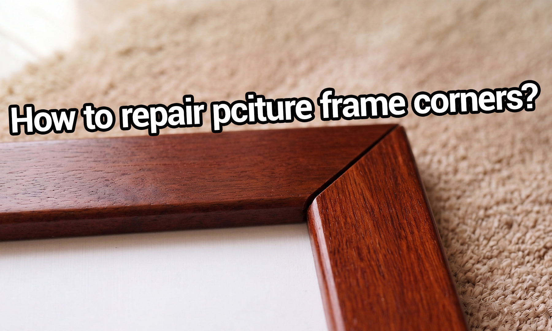 Why My Picture Frame Corners Keep Separating?