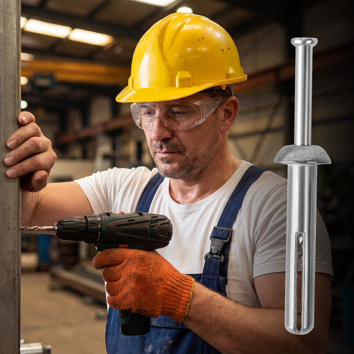 Meite USA 1/4" Diameter Hammer Drive Anchors using in shelving units