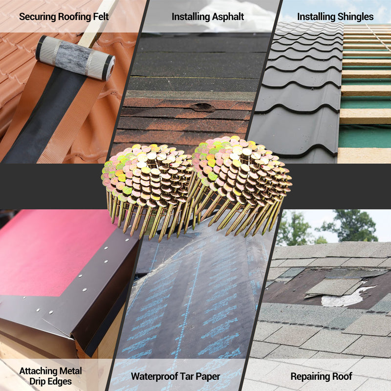 15 Degree Coil Roofing Nails
