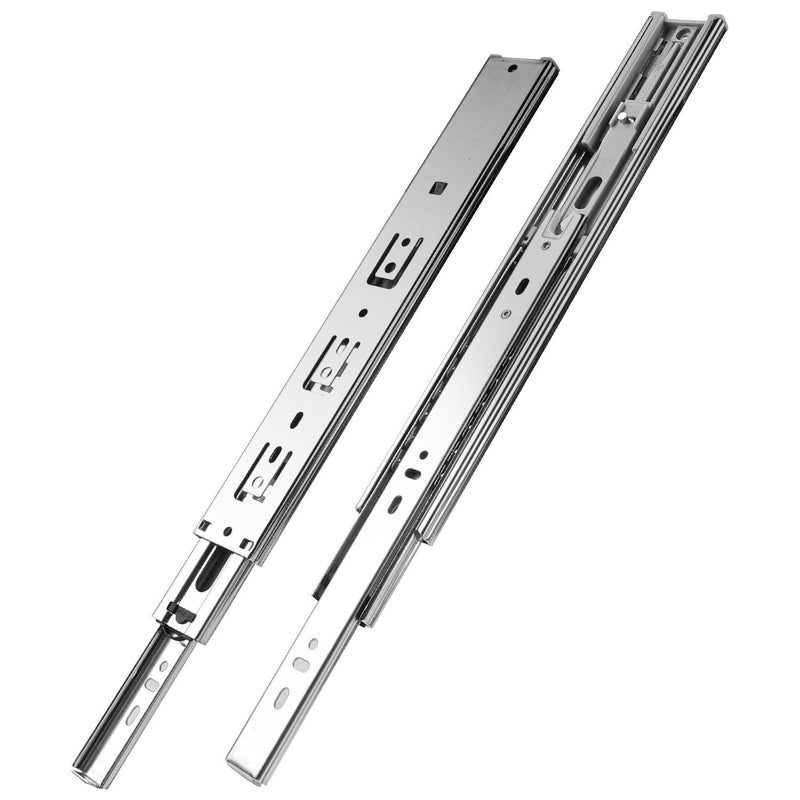 Full Extension Ball Bearing Sidemount Drawer Slides 75 lbs Capacity 12 INCH / 15 Pairs Full Extension Ball Bearing Sidemount Drawer Slides 75 lbs Capacity 12 INCH / 15 Pairs