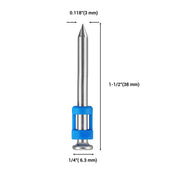 The size information of meite USA 1-1/2'' plastic collated concrete pins