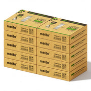 Meite USA 14 gauge 2 1/2 inch length concrete T nails, 10 cases at 10 boxes per case, 40000 pcs in total, displayed at a white background
