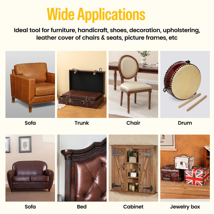 decorative tack gun for sofa, chair, cabinet, bed