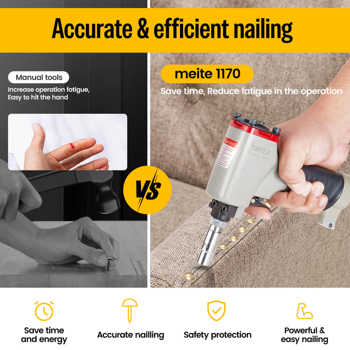 pneumatic decorative nail gun