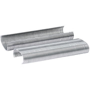 Two strips of Meite USA 14 gauge 2-1/4" crown hog rings displayed on a white background 