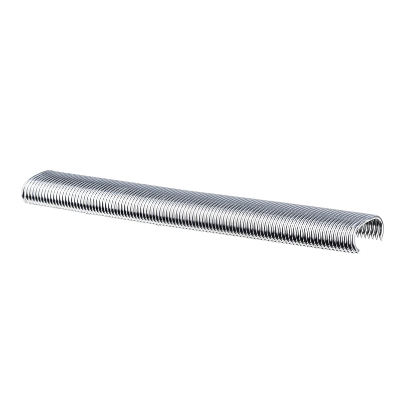 Meite USA 15 gauge 3/4" crown hog rings displayed in a single roll on a white background 