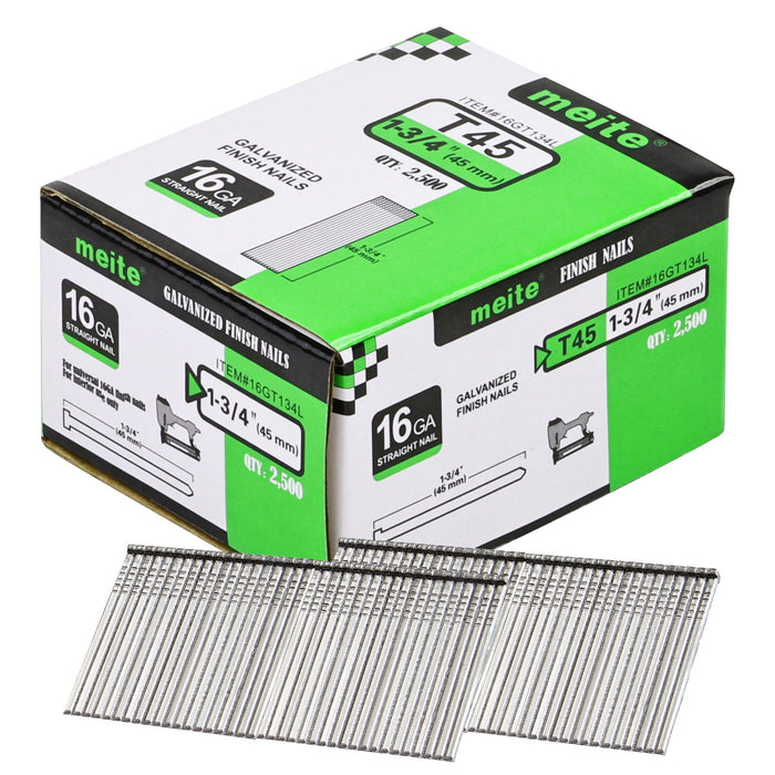 16 Gauge 7/8" to 2-1/2" Length Finish Nails - MEITE USA