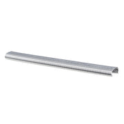 Meite USA 16 gauge 1/2" crown hog rings displayed in a single roll on a white background 