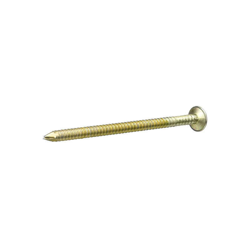 Meite USA 2 inch length coil siding nails displayed individually on a white background