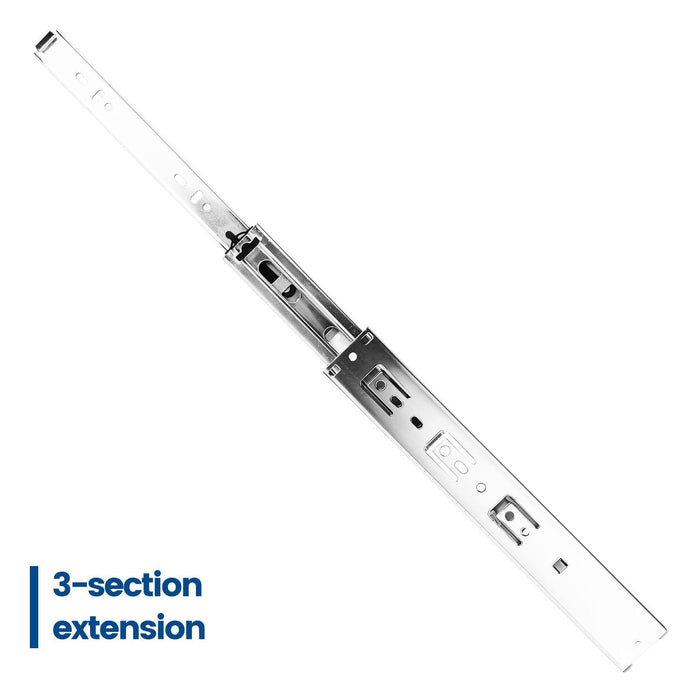 Soft Close Sidemount Drawer Slides 10-22 Inches Full Extension Ball Bearing - MEITE USA