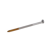 Meite USA single 30-degree offset round head ring shank framing nail displayed individually on a white background