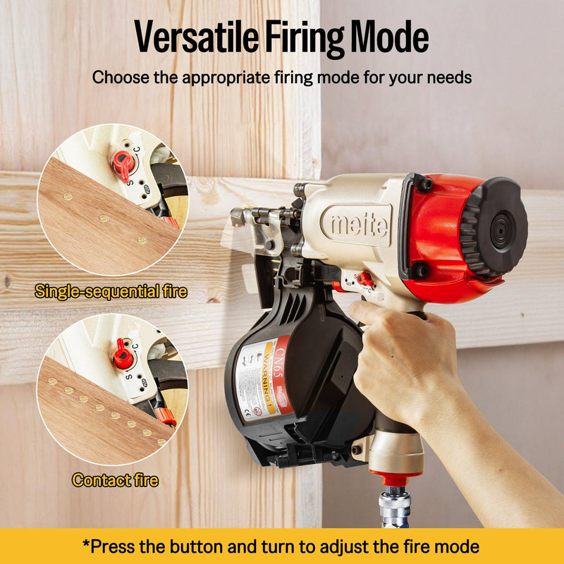 CN65 2-1/2" Pneumatic Coil Pallet Nailer
