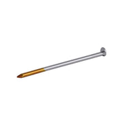 Meite USA single 30-degree offset round head smooth shank framing nail displayed individually on a white background