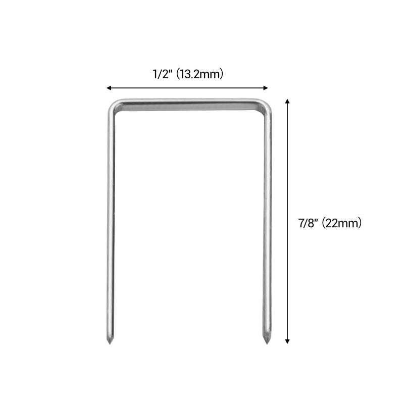 Single 20Ga 1/2" Crown(13.2MM) 7/8'' length upholstery staples