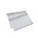 Overview of two strips of 16 gauge finish nails in white background
