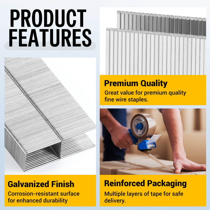 22 gauge galvanized upholstery staples