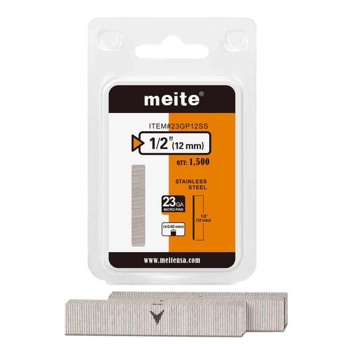 23Ga 304 Stainless Steel Pin Nails 3/8" to 1-3/8" Length