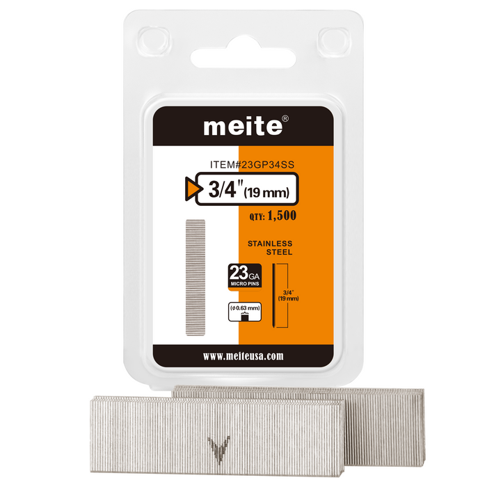 23Ga 304 Stainless Steel Pin Nails 3/8" to 1-3/8" Length