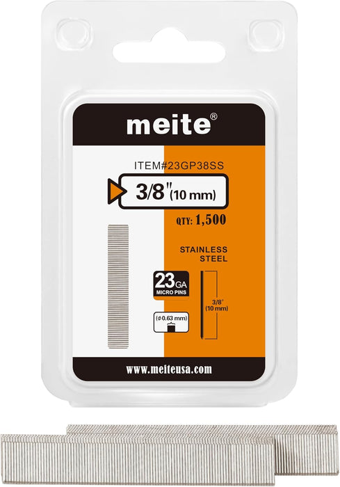 23Ga 304 Stainless Steel Pin Nails 3/8" to 1-3/8" Length