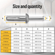 1/4" Diameter Hammer Drive Anchors - MEITE USA