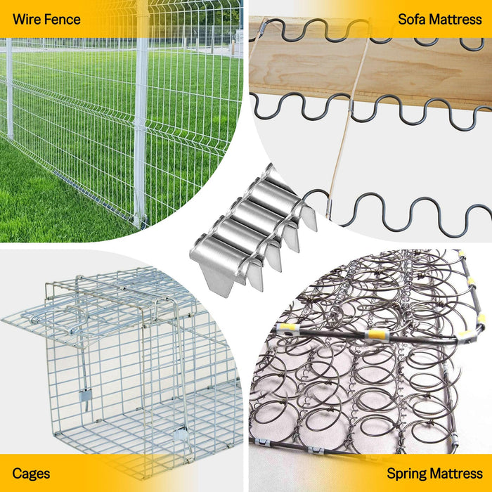 clinch clips for wire cage, fence, spring mattress, sofa