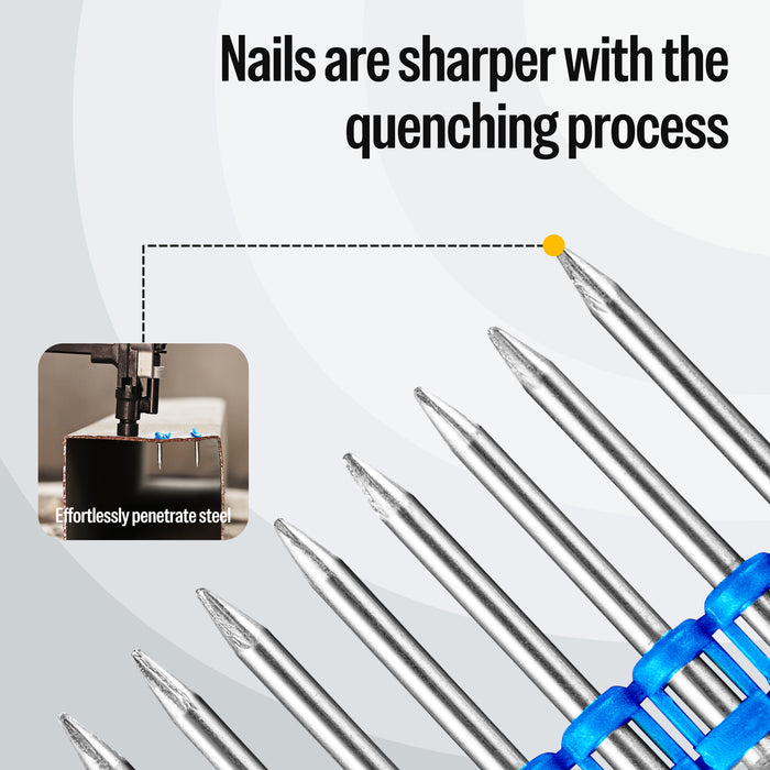 12Ga Plastic Collated Concrete Nails 7/8" to 1-1/2" Length