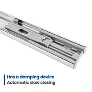 Soft Close Sidemount Drawer Slides 10-22 Inches Full Extension Ball Bearing - MEITE USA