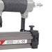 Close-up of fast nail reloading system on meite USA P630C 23 gauge pneumatic pin nailer
