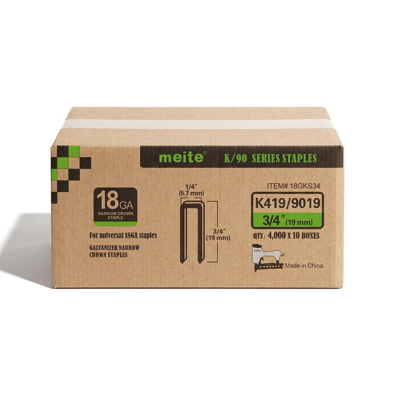 18Ga 1/4" Narrow Crown Staples in Bulk (5-50 Cases)