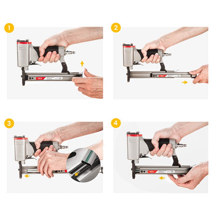 A detailed 4-step driven points tutorial for meite USA P515 Pneumatic Point Driver