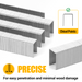 chisel points staples for easily penetrate to material