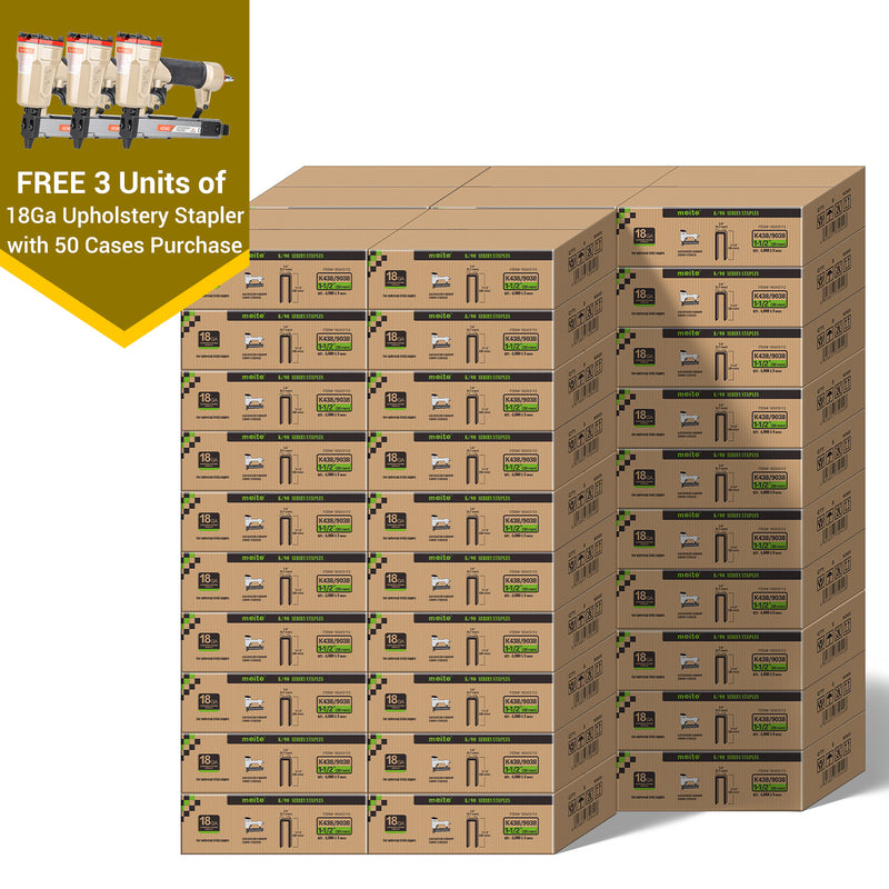 18Ga 1/4" Narrow Crown Staples in Bulk (5-50 Cases)
