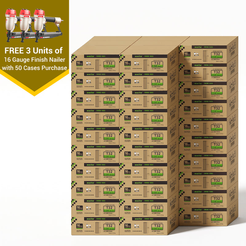 16Ga Galvanized Finish Nails in Bulk (5-50 Cases)