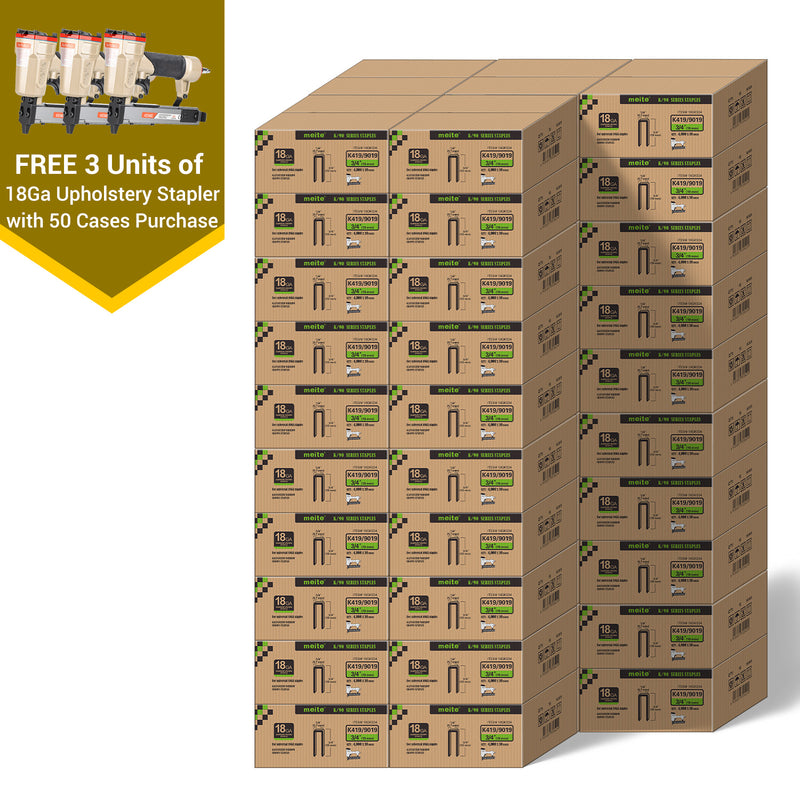 18Ga 1/4" Narrow Crown Staples in Bulk (5-50 Cases)