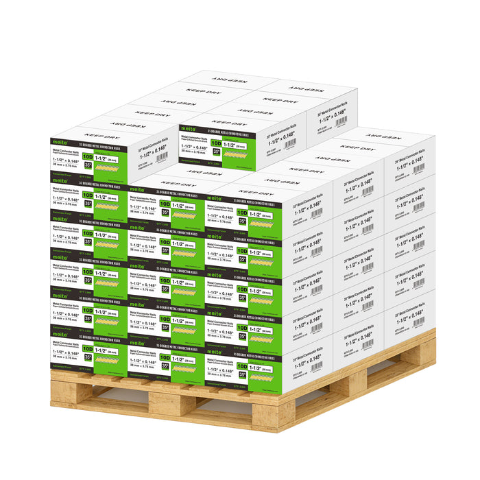 .148'' × 1-1/2'' Smooth Shank 35° Metal Connector Nails