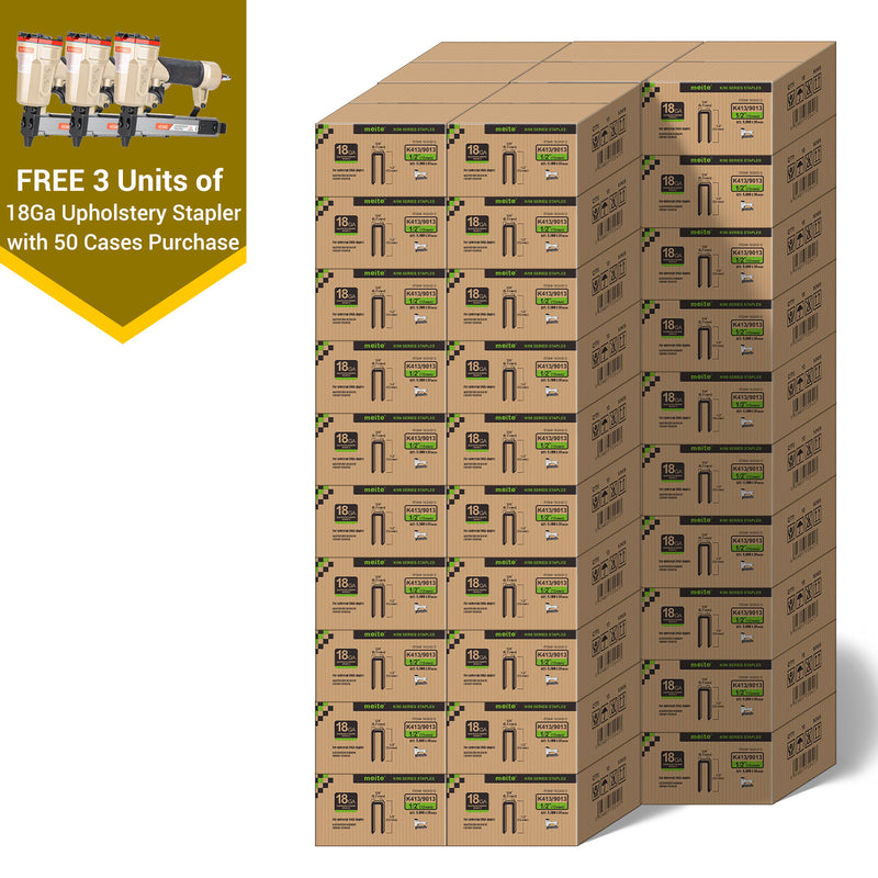 18Ga 1/4" Narrow Crown Staples in Bulk (5-50 Cases)