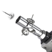 Close-up of the magnetic sleeve of meite USA 1400 decorative tack nailer.