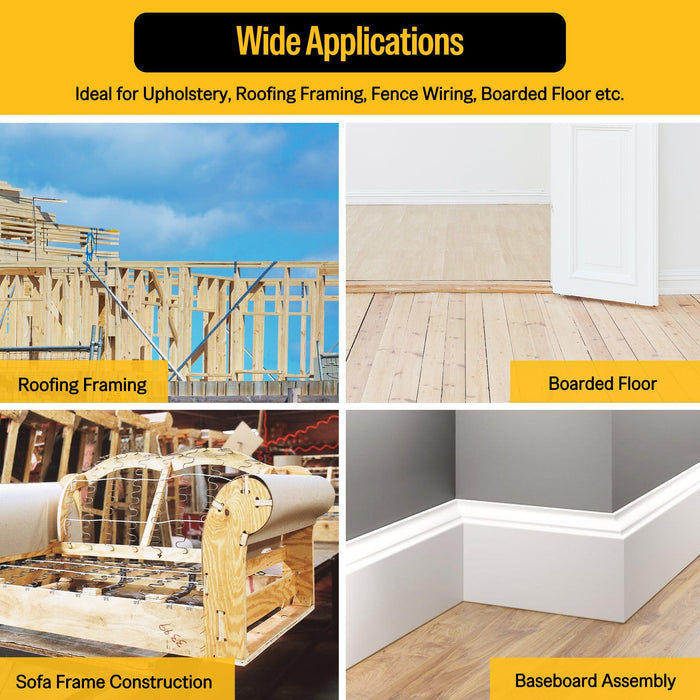 18Ga 1/4" Narrow Crown Staples 1/2'' to 1-1/2'' Length