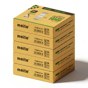 Meite USA 14 gauge 2 1/2 inch length concrete T nails, 5 cases at 10 boxes per case, 20000 pcs in total, displayed at a white background