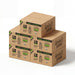 Meite USA 18 gauge 1/4 inch crown staples in 5/8 inch length, 5 cases at 10 boxes per case, displayed on a white background