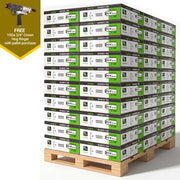 Meite USA 60 boxes 15 gauge 3/4" crown hog rings at 10000 pieces per box, displayed on a white background
