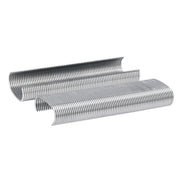 Two strips of Meite USA 14 gauge 1-1/2" crown hog rings displayed on a white background 