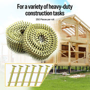 15 degree coil siding nails