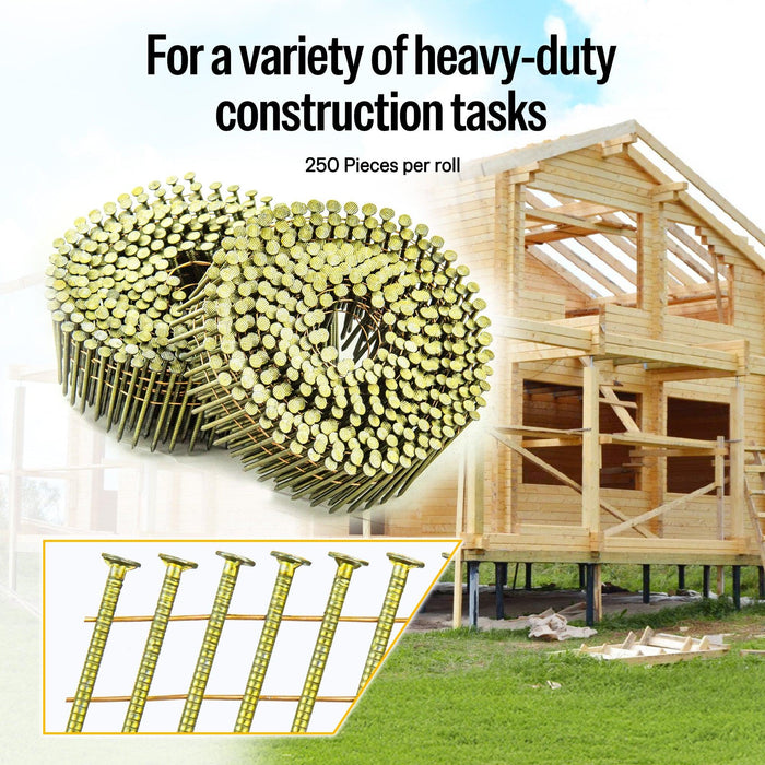 15 degree coil siding nails