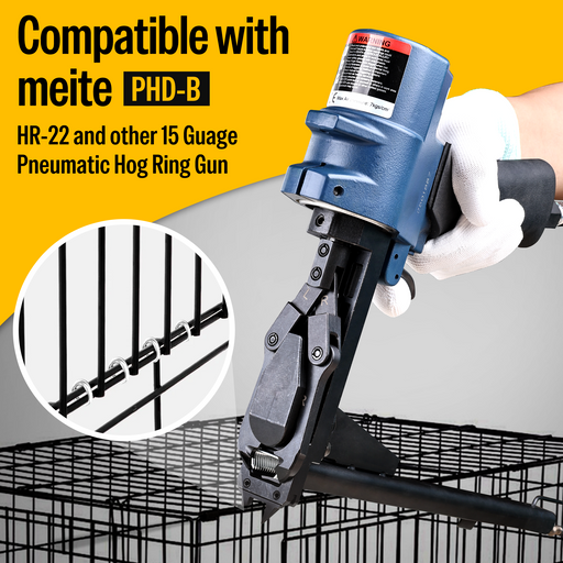 Hog Rings For Rope Meite USA Hog Rings for Upholstery, Fencing & Automotive Use — MEITE USA
