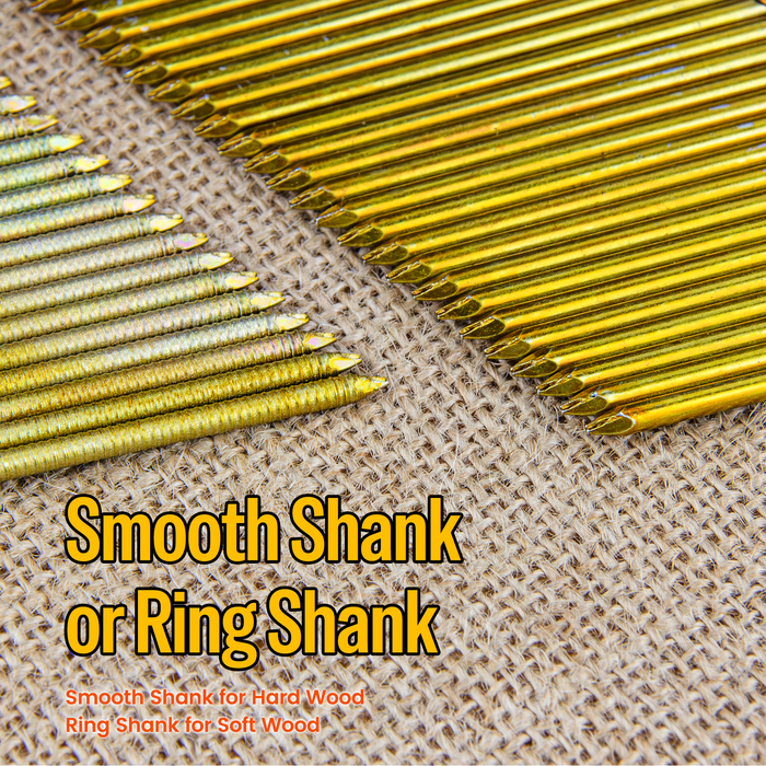 smotth shank or ring shank framing nails