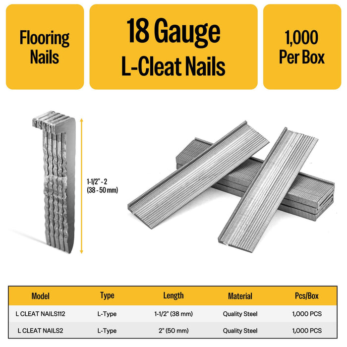 16Ga L Cleat Flooring Nails