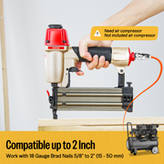 pneumatic brad nailer--meite