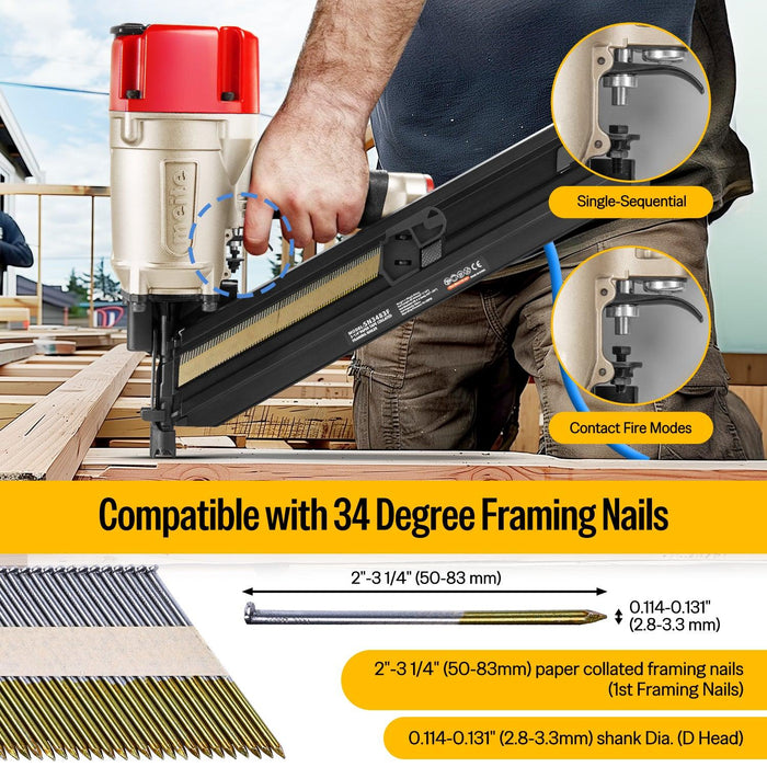 SN3483F 30 Degree Pneumatic Framing Nailer